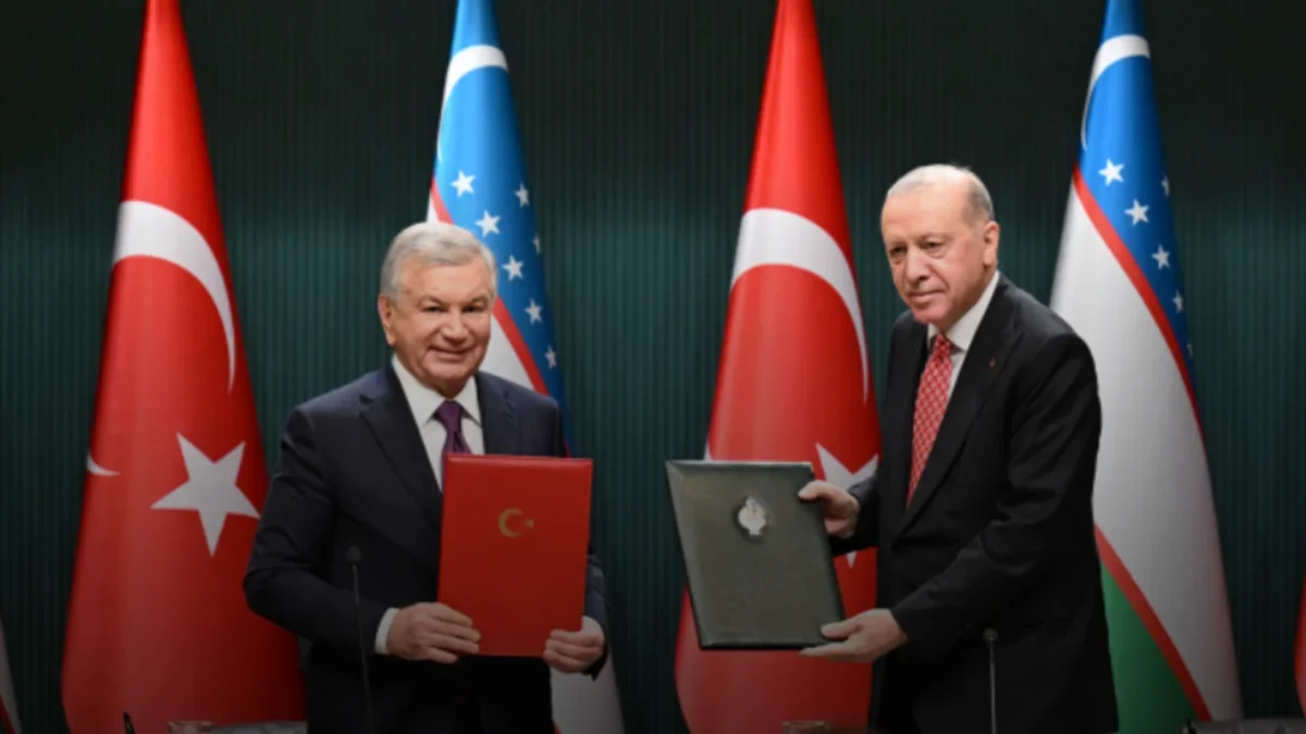 Cumhurbaşkanı Erdoğan ve Mirziyoyev’in görüşmesinin ardından 5 anlaşmaya imza