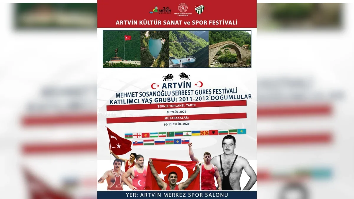 Artvin, dev güreş organizasyonuna ev sahipliği yapacak