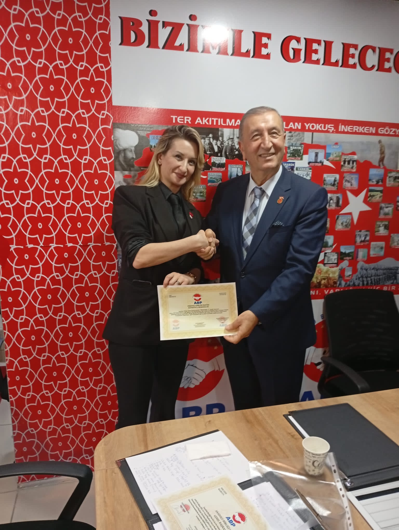 ANADOLU BİRLİĞİ PARTİSİ’NDEN TARİHİ ATAMALAR VE ANLAMLI BULUŞMALAR