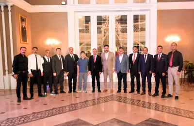 AKK Başkanı Halil İbrahim Yılmaz Sivas Alperen Ocakları heyetini ağırladı